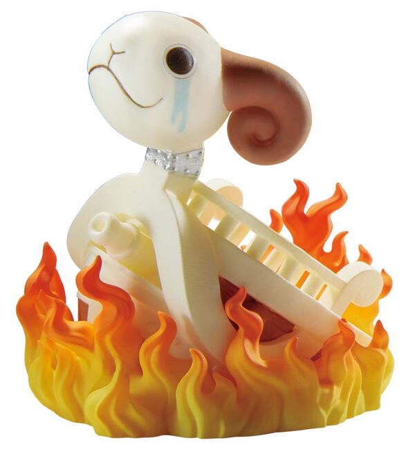 One Piece Log Stories World Collectable Figure Going Merry Monkey D. Luffy [Nouveauté]