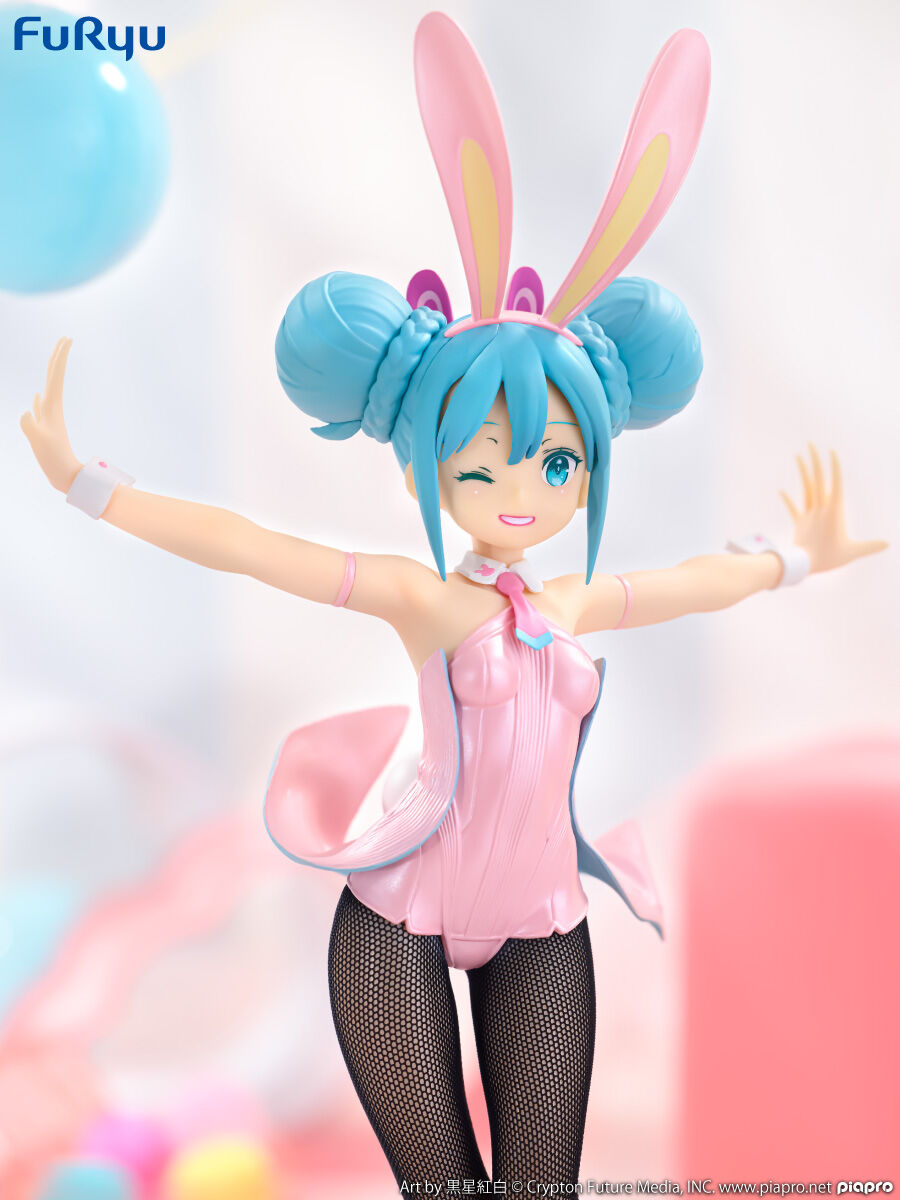 Piapro Characters FuRyu BiCute Bunnies Hatsune Miku Wink Pearl Pink ver. [Nouveauté]