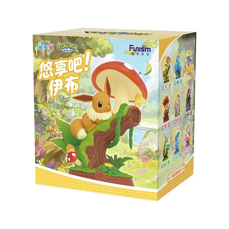 Blind Box Évoli – 9 Évolitions Mystères (Nature Edition) – Figurines Pokémon
