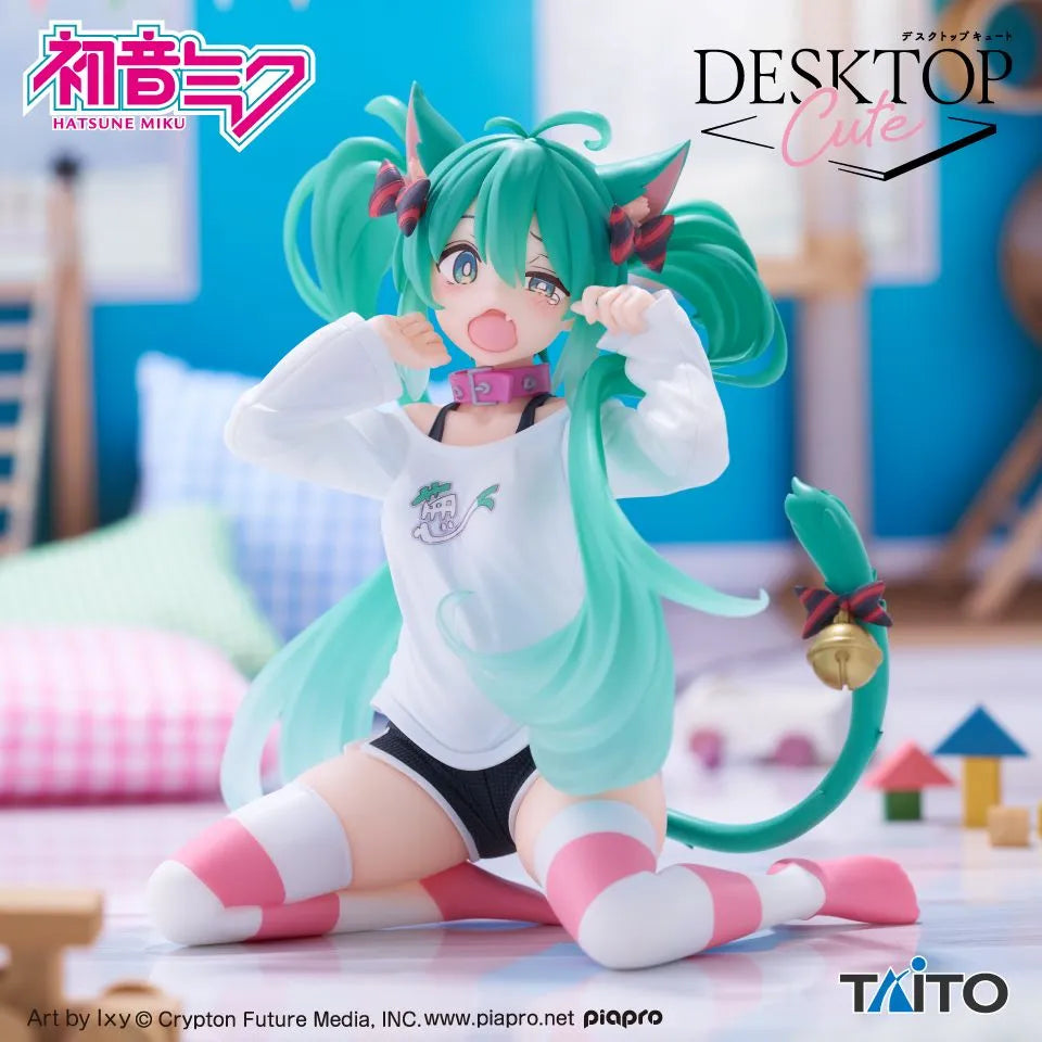 Hatsune Miku Desktop Cute Cat Ear T-Shirt Taito