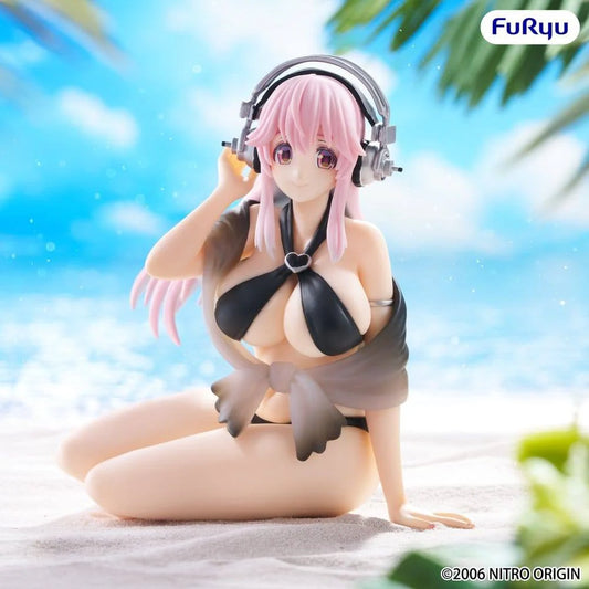 Super Sonico Noodle Stopper Black Bikini