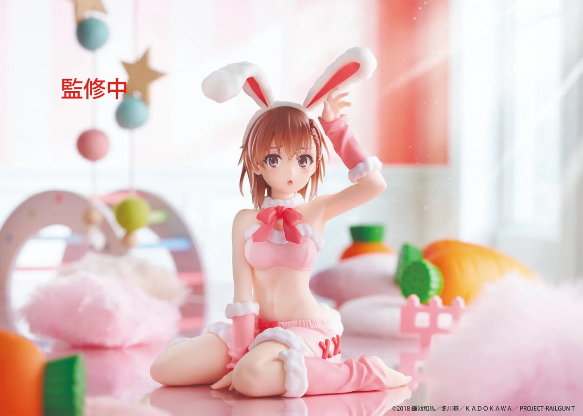 [Précommande 48h 🥵] A Certain Scientific Railgun T - MOFLOCK Figure - Misaka Mikoto, version lapine toute douce