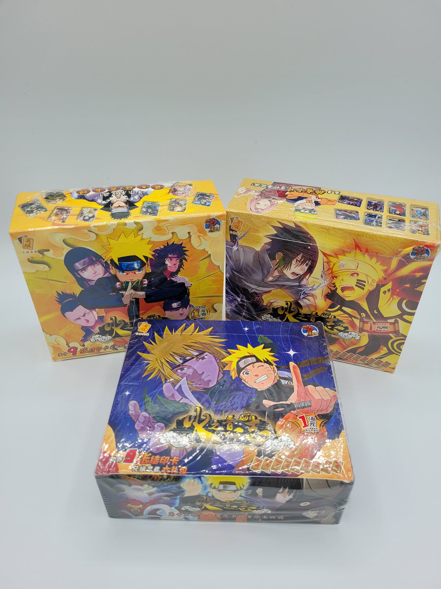 Goodies : Cartes à collectionner Naruto (1 sachet = 5 cartes)