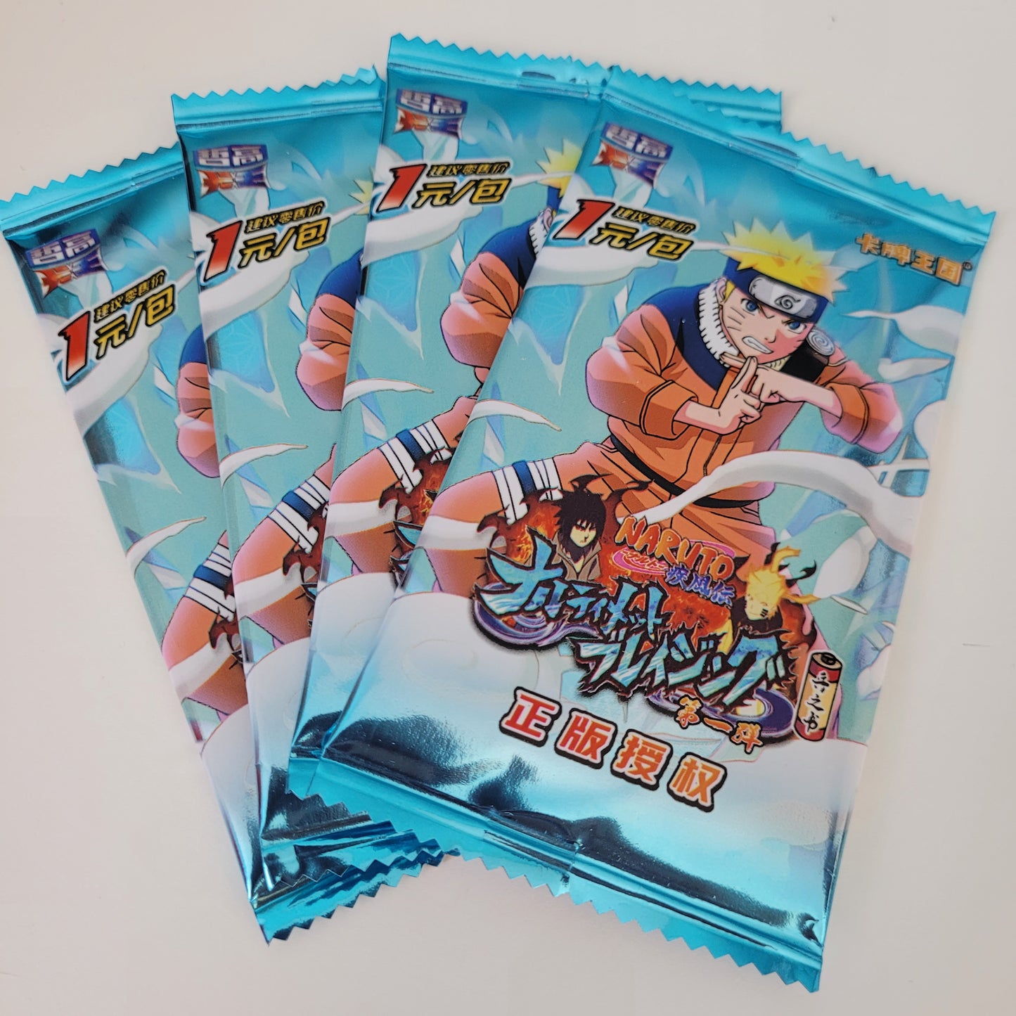 Goodies : Cartes à collectionner Naruto (1 sachet = 5 cartes)