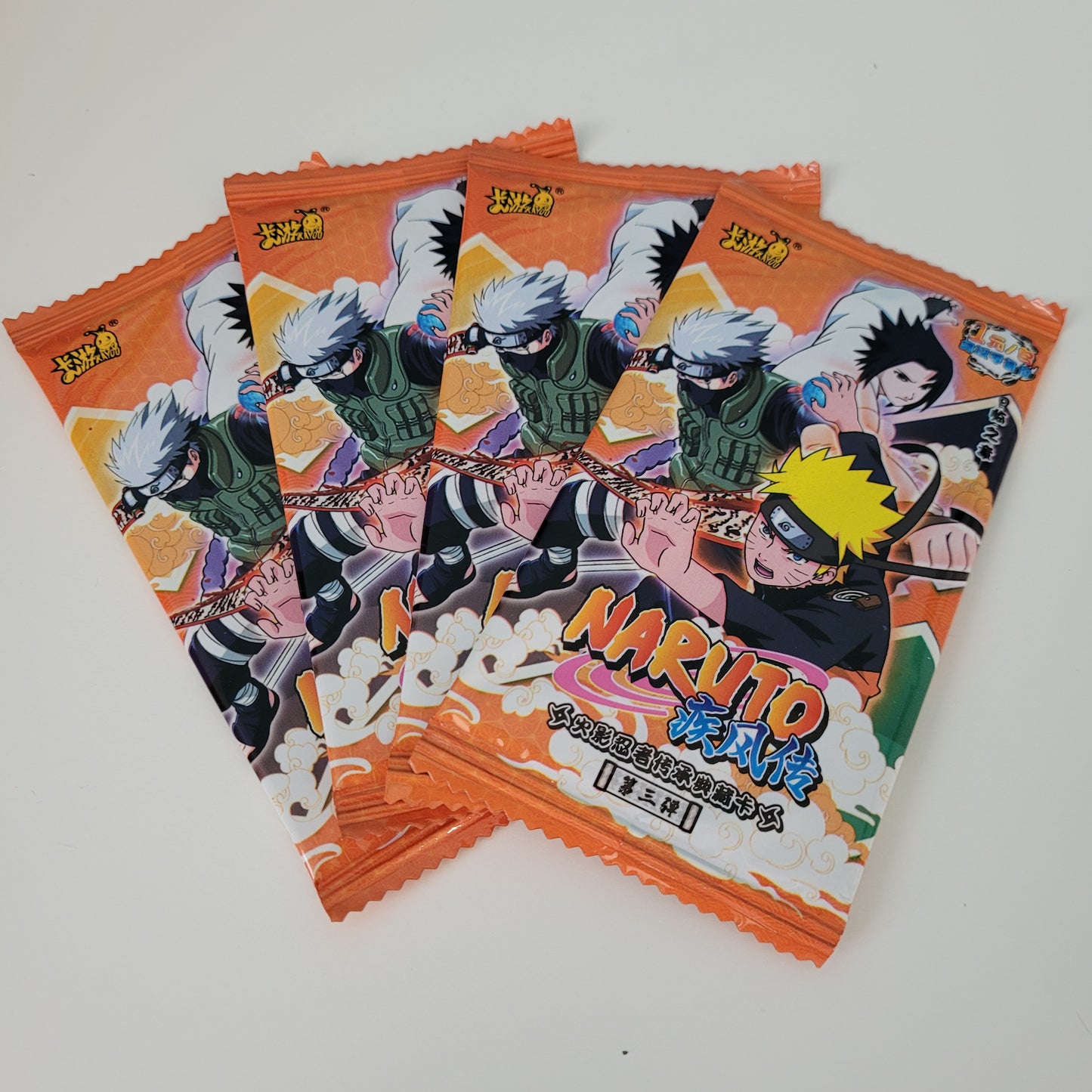 Goodies : Cartes à collectionner Naruto (1 sachet = 5 cartes)