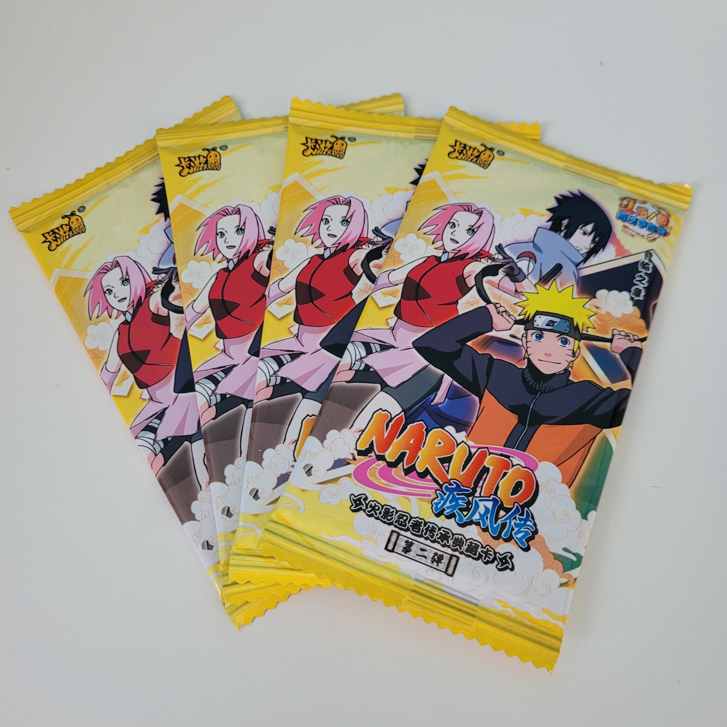 Goodies : Cartes à collectionner Naruto (1 sachet = 5 cartes)