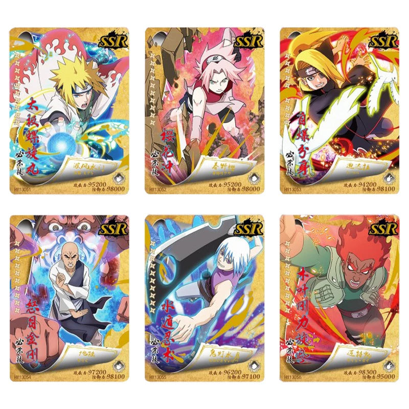 Goodies : Cartes à collectionner Naruto (1 sachet = 5 cartes)